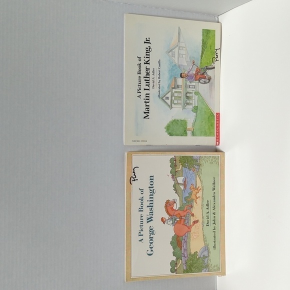 🐢David A Adler Lot PB George Washington & Martin Luther King Jr. Book - Picture 1 of 7
